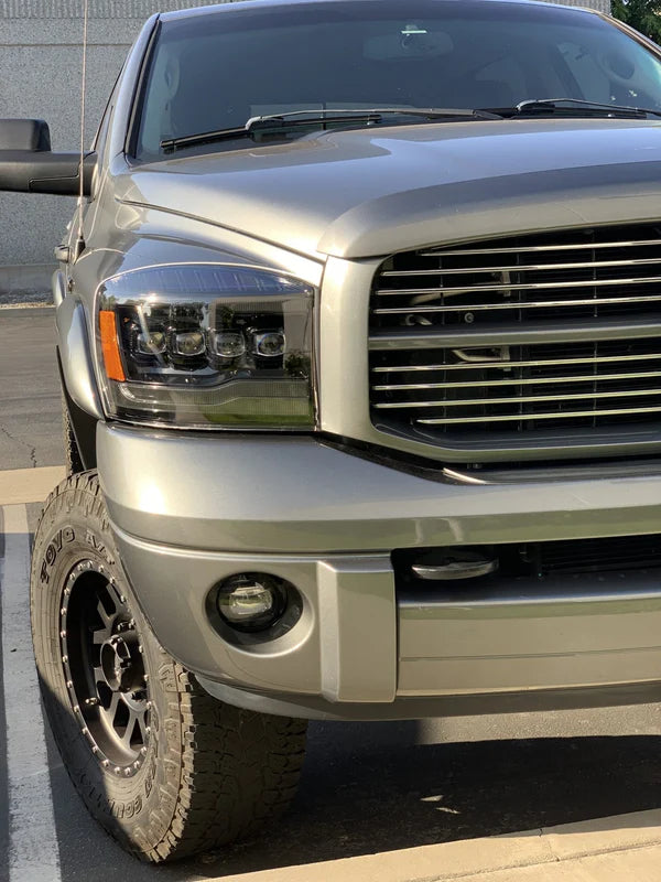 AlphaRex 880537 NOVA Chrome LED Headlights | 2006-2009 Dodge RAM 2500/3500
