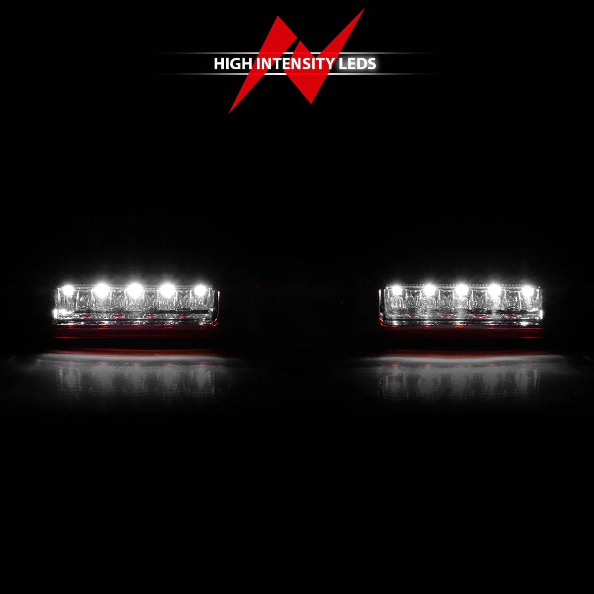 ANZO 531029 Chrome Red LED 3rd Brake Light | 1999-2007 GM Silverado/Sierra 2500HD/3500HD