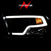 ANZO 111404 Black Projector Plank-Style Headlights | 2010-2018 Dodge RAM 2500/3500 6.7L Cummins