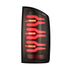 AlphaRex 641050 LUXX Series Alpha Black LED Tail Lights | 2007-2009 Dodge RAM 2500/3500