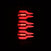 AlphaRex 641050 LUXX Series Alpha Black LED Tail Lights | 2007-2009 Dodge RAM 2500/3500