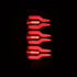 AlphaRex 641050 LUXX Series Alpha Black LED Tail Lights | 2007-2009 Dodge RAM 2500/3500