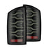 AlphaRex 641050 LUXX Series Alpha Black LED Tail Lights | 2007-2009 Dodge RAM 2500/3500