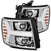 AlphaRex 880222 LUXX Series LED Chrome Projector Headlights | 2007-2014 GM Chevrolet Silverado 2500HD/3500HD