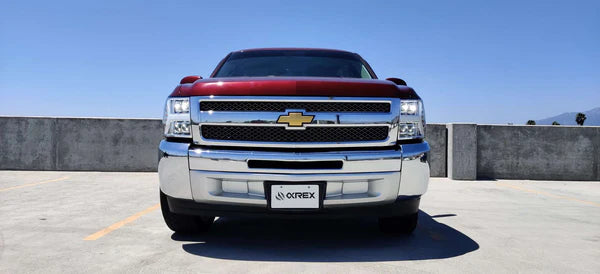 AlphaRex 880207 NOVA LED Chrome Headlights | 2007-2014 GM Chevrolet Silverado 2500HD/3500HD