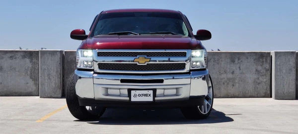 AlphaRex 880208 NOVA LED Jet Black Headlights | 2007-2014 GM Chevrolet Silverado 1500