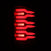AlphaRex 620080 LUXX Series Black LED Tail Lights | 2007-2014 GM Chevrolet Silverado 2500HD/3500HD