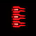AlphaRex 620000 LUXX Series Black/Red LED Tail Lights | 2007-2014 GM Chevrolet Silverado 2500HD/3500HD