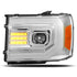AlphaRex 880604 PRO Series Chrome Halogen Headlights | 2007-2013 GM/GMC Sierra 1500/2500HD/3500HD