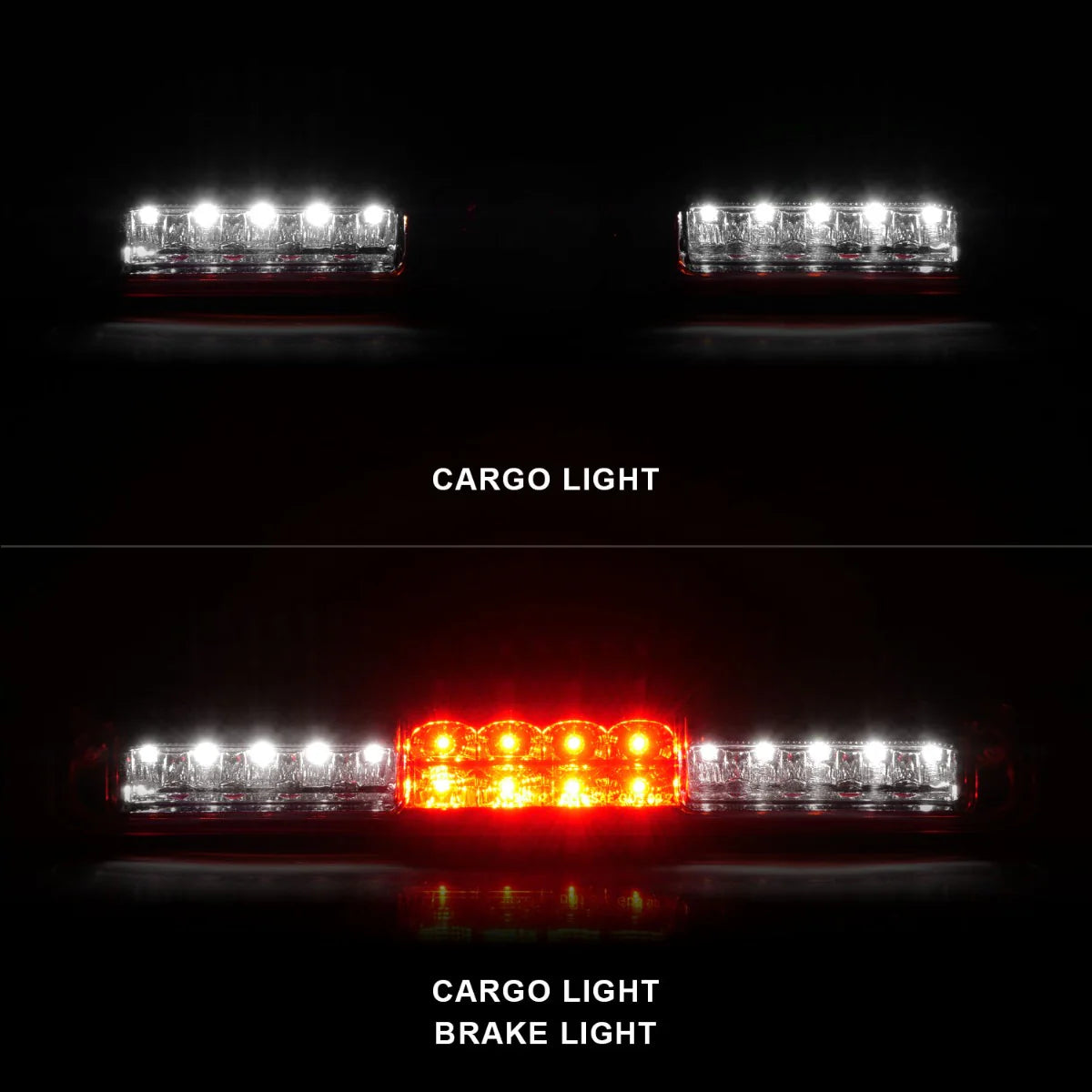 ANZO 531029 Chrome Red LED 3rd Brake Light | 1999-2007 GM Silverado/Sierra 2500HD/3500HD