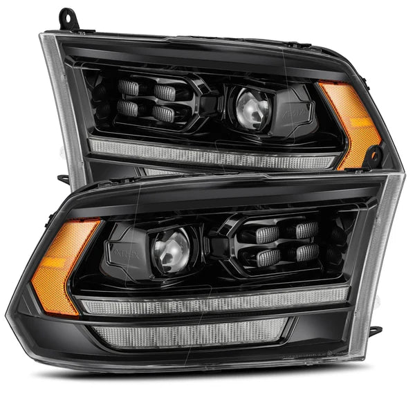 AlphaRex 880520 LUXX Alpha Black LED Headlights | 2010-2018 RAM 2500/3500