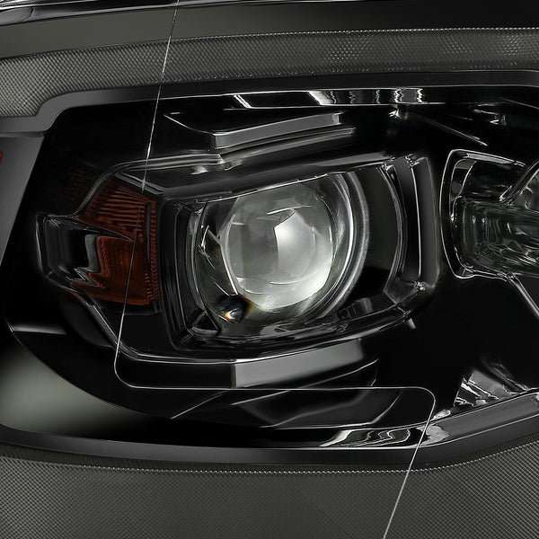 AlphaRex 880540 LUXX Series Alpha Black LED Projector Headlights | 2010-2018 Dodge RAM 2500/3500