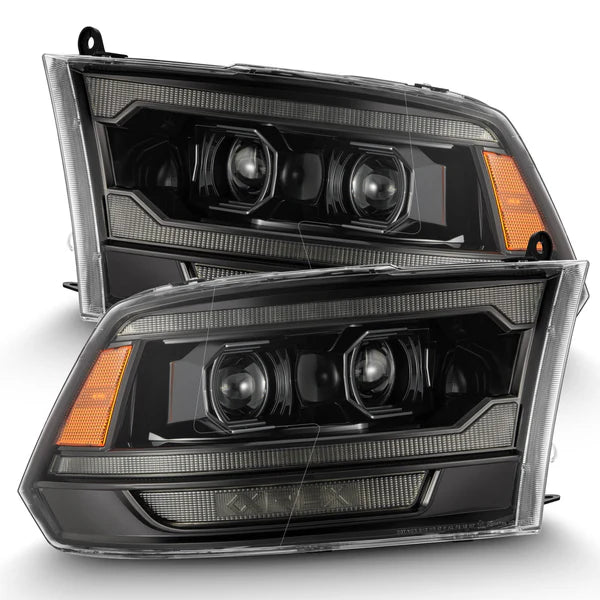 AlphaRex 880560 MK II LUXX Series Alpha Black LED Projector Headlights | 2010-2018 Dodge RAM 2500/3500