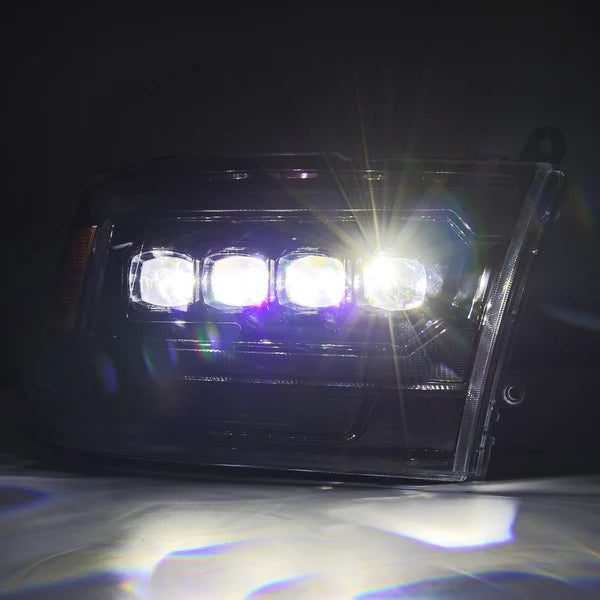AlphaRex 880557 MK II NOVA Series Alpha Black LED Projector Headlights | 2010-2018 Dodge RAM 2500/3500