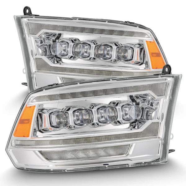 AlphaRex 880556 MK II NOVA Series Chrome LED Projector Headlights | 2010-2018 RAM 2500/3500