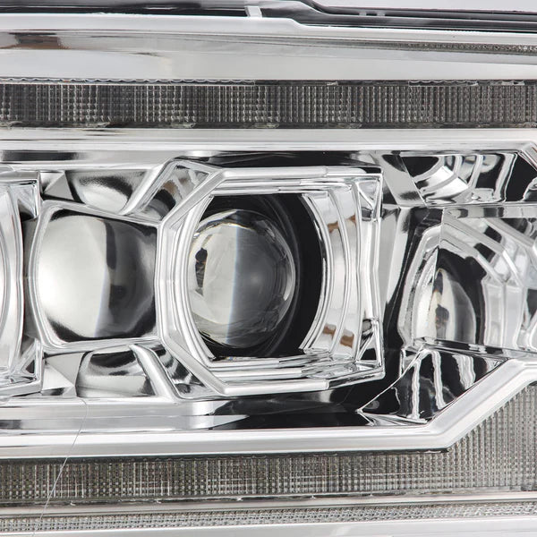 AlphaRex 880562 MK II PRO Series Chrome Halogen Projector Headlights | 2010-2018 Dodge RAM 2500/3500