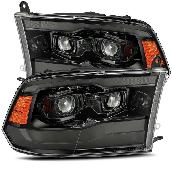 AlphaRex 880542 Gen 2 PRO Halogen Alpha Black Headlights | 2009-2018 Dodge RAM 2500/3500