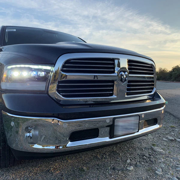 AlphaRex 880541 NOVA Alpha Black LED Headlights | 2009-2018 Dodge RAM 2500HD/3500HD