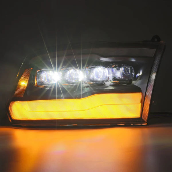 AlphaRex 880541 NOVA Alpha Black LED Headlights | 2009-2018 Dodge RAM 2500HD/3500HD