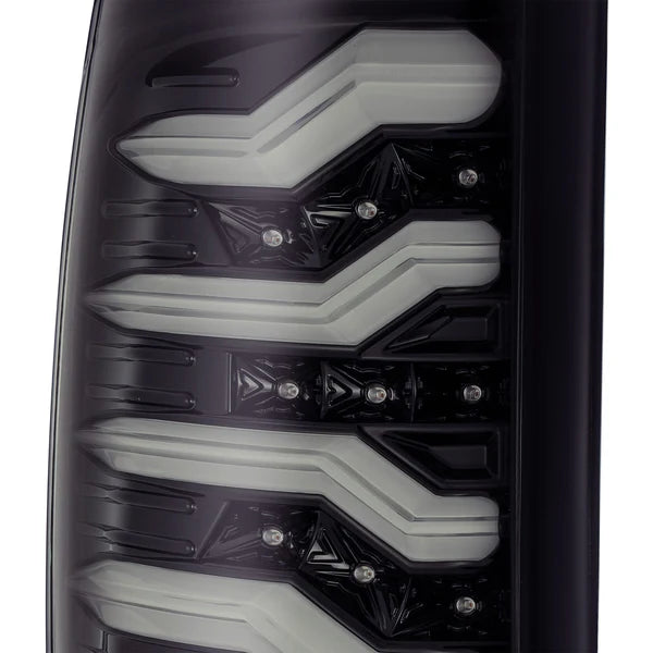 AlphaRex 640010 PRO Series Jet Black LED Tail Lights | 2010-2018 RAM 2500/3500