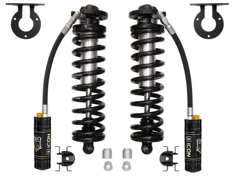 ICON 61720C V.S. 2.5" Remote Reservoir CDCV Caster Cams Coilover Conversion Kit - for 2.5-3” Lift - (Pair) | 2005-2023 Ford F250/F350 Super Duty 4WD