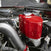 Wehrli 100215 Billet Brake Reservoir Cap - Clear Anodized | 1999-2026 GM Silverado/Sierra 2500HD/3500HD