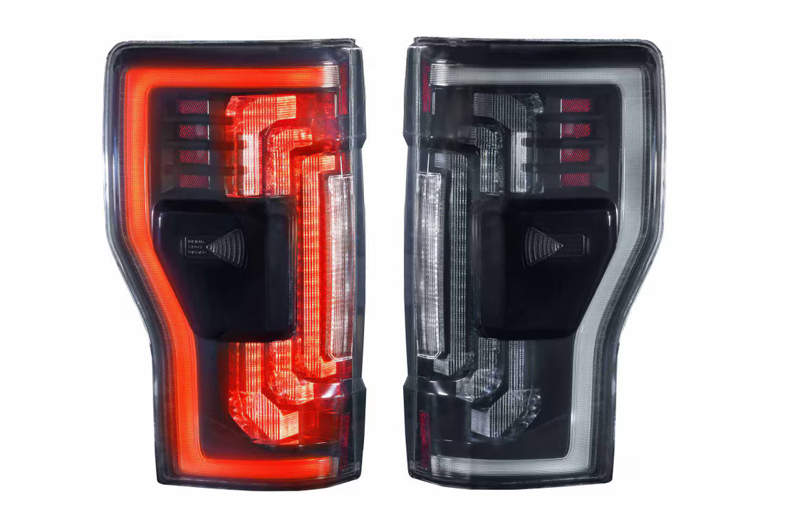 Morimoto LF350 XB LED Tail Lights Pair - Smoked | 2017-2022 Ford F250/F350/F450/F550 Super Duty