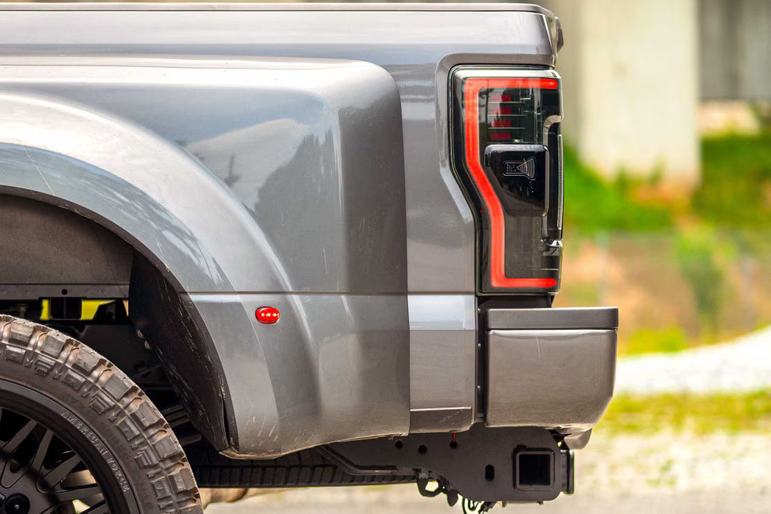 Morimoto LF350 XB LED Tail Lights Pair - Smoked | 2017-2022 Ford F250/F350/F450/F550 Super Duty