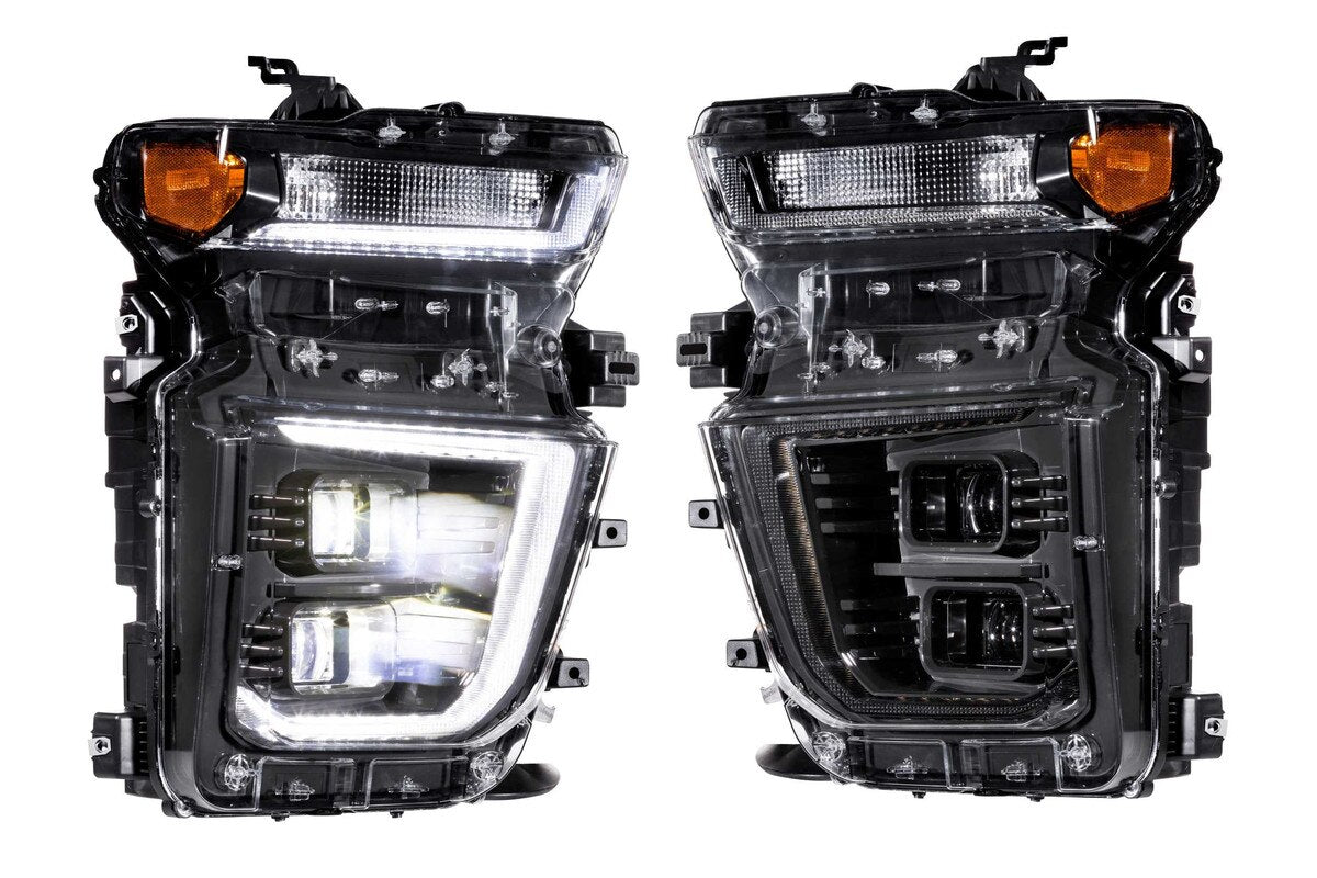 Morimoto LF546 XB Hybrid LED Headlights - Pair | 2020-2024 GM Chevrolet Silverado 2500HD/3500HD