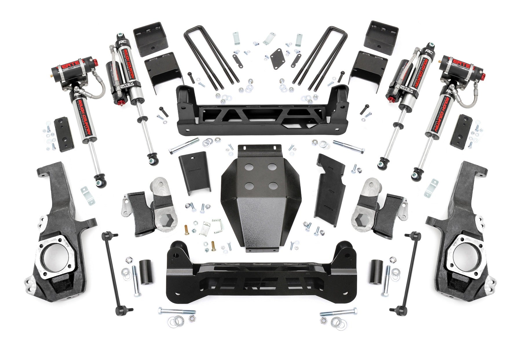 Rough Country 10250 5 inch NTD Lift Kit with Vertex Reservoir Shocks | 2020-2024 GM Silverado/Sierra 2500HD/3500HD