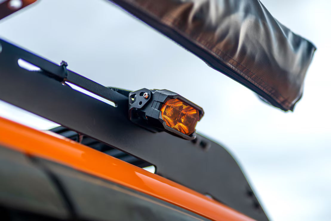 Morimoto BAF113 HXB Spot Beam 2Banger LED Pods - Yellow Pair | Universal