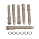 BD Diesel 1040281 ISB Fuel Injector Connector Feed Tubes Set | 1998.5-2002 RAM 2500/3500 5.9L 24V Cummins