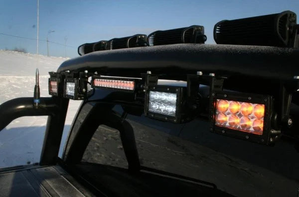 Rigid 104213BLK 4 inch E-Series Pro Midnight Series Spot Beam Light Bar | Universal