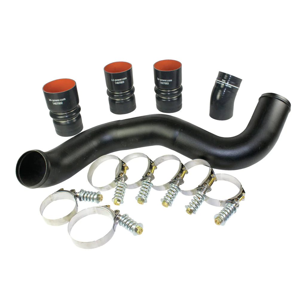 BD Diesel 1047034 Intercooler Hose & Clamp Kit with Intake Pipe | 2003-2007 Ford F250/F350 6.0L Powerstroke Powestroke
