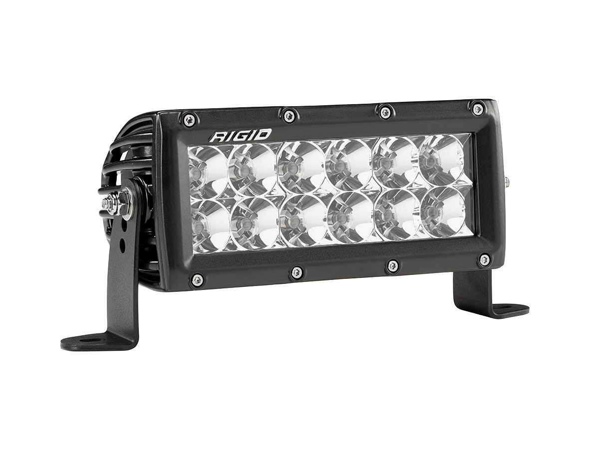 Rigid 106113 E-Series PRO LED Light Flood Optic 6 inch Black Housing | Universal
