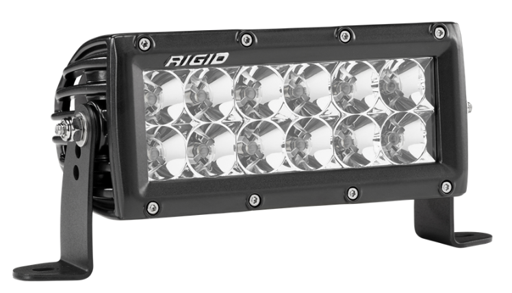 Rigid 106113 E-Series PRO LED Light Flood Optic 6 inch Black Housing | Universal