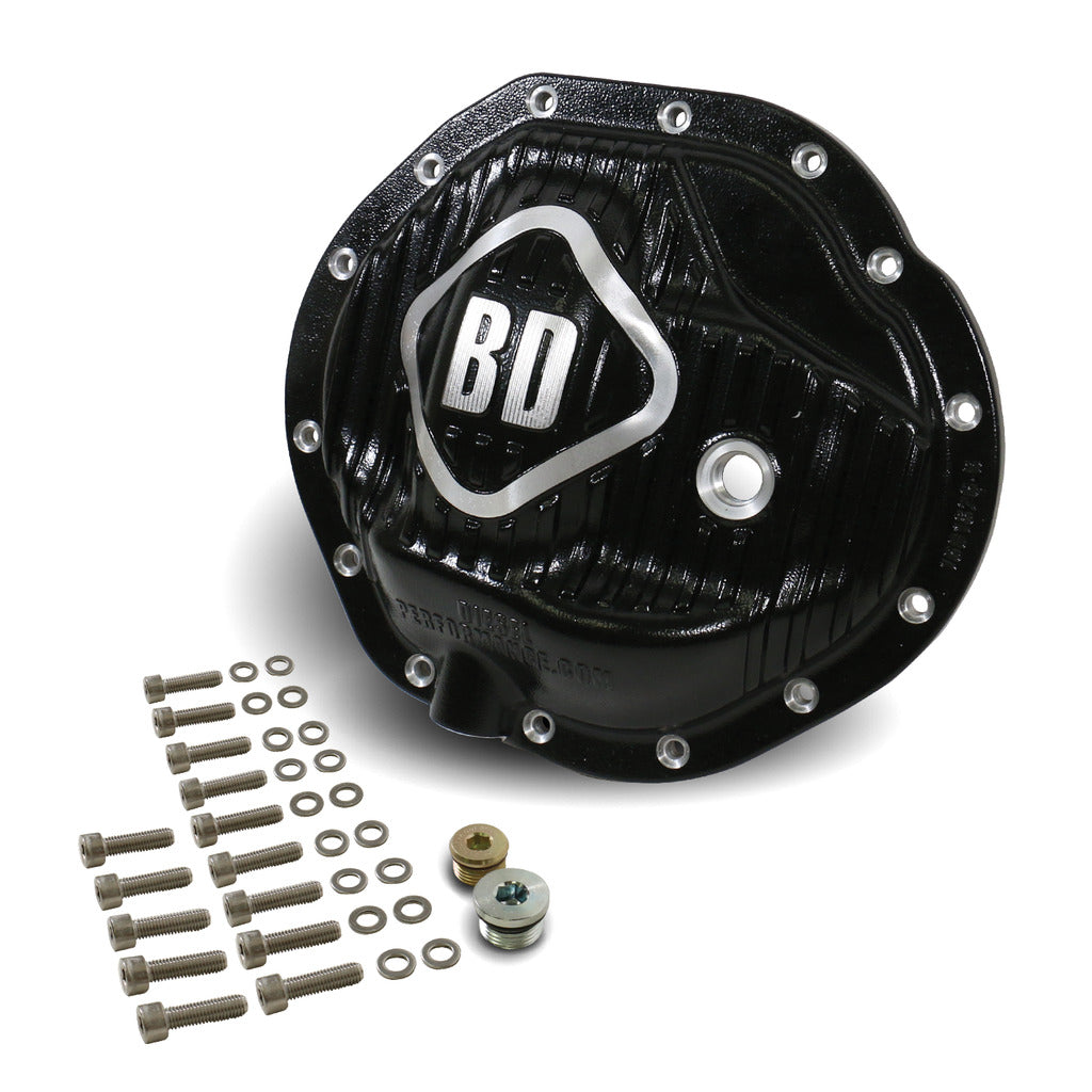 BD Diesel 1061826 Front Differential Cover for AA 14-9.25 Axles | 2003-2013 RAM 2500/3500 5.9L/6.7L Cummins 4WD
