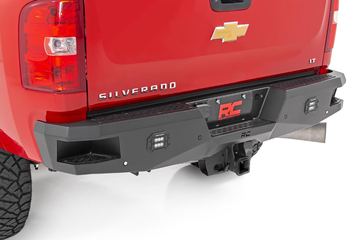 Rough Country 10779 LED Rear Bumper | 2011-2019 GM Silverado/Sierra 2500HD/3500HD