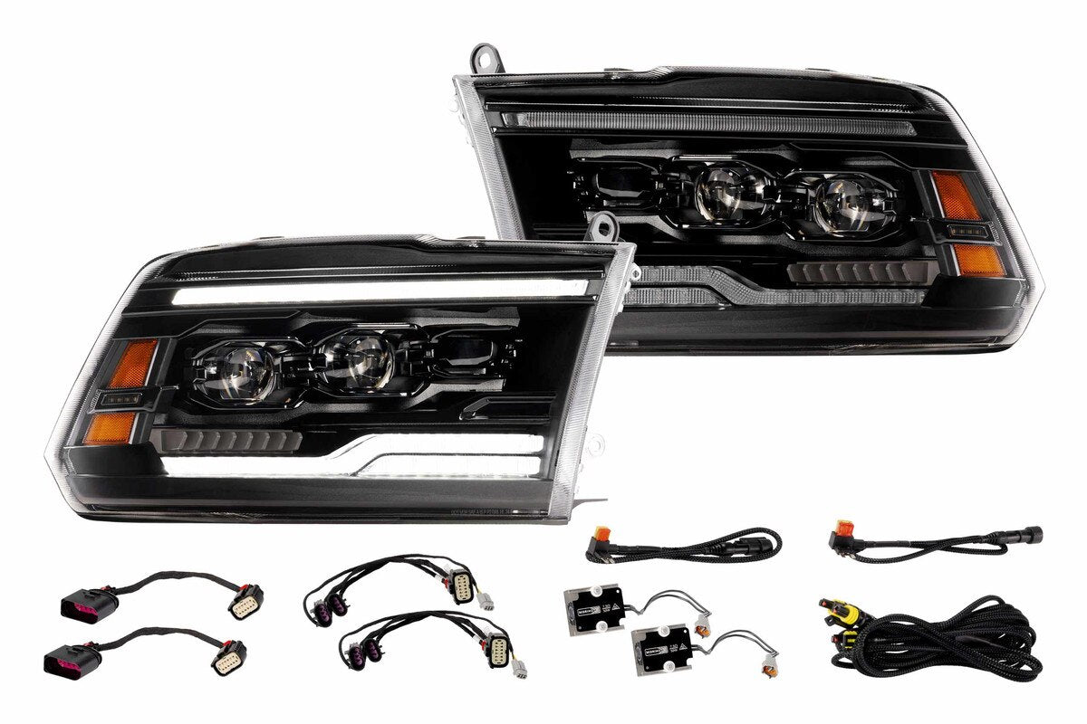 Morimoto LF2-520Y XB Evo Hybrid Headlights (Set) | 2009-2018 Dodge RAM 1500