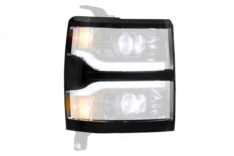 Morimoto LF543.B XB Headlight Trim Pair - Unfinished | 2014-2015 Silverado 1500
