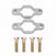 Cognito 110-90258 1/2" inch Front Shock Extender Kit | 2011-2019 GM Silverado/Sierra 2500HD/3500HD