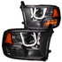 ANZO 111270 Black Projector U-Bar Headlights | 2010-2018 Dodge RAM 2500/3500 6.7L Cummins