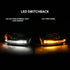 ANZO 111439 Glossy Black Amber Projector Plank-Style Switchback Headlights | 2010-2018 Dodge RAM 2500/3500 6.7L Cummins