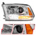 ANZO 111440 Chrome Projector Plank-Style Switchback Headlights | 2010-2018 Dodge RAM 2500/3500 6.7L Cummins