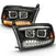 ANZO 111441 Black Dual Projector Switchback Headlights | 2010-2018 Dodge RAM 2500/3500 6.7L Cummins