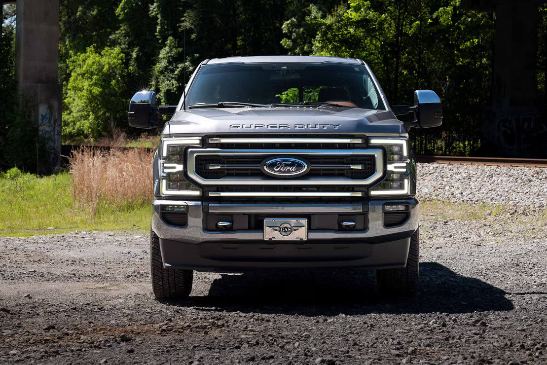 Morimoto XBG10 XBG LED DRL Grille - Paintable Black, White DRL | 2020-2022 Ford F250/F350 Super Duty