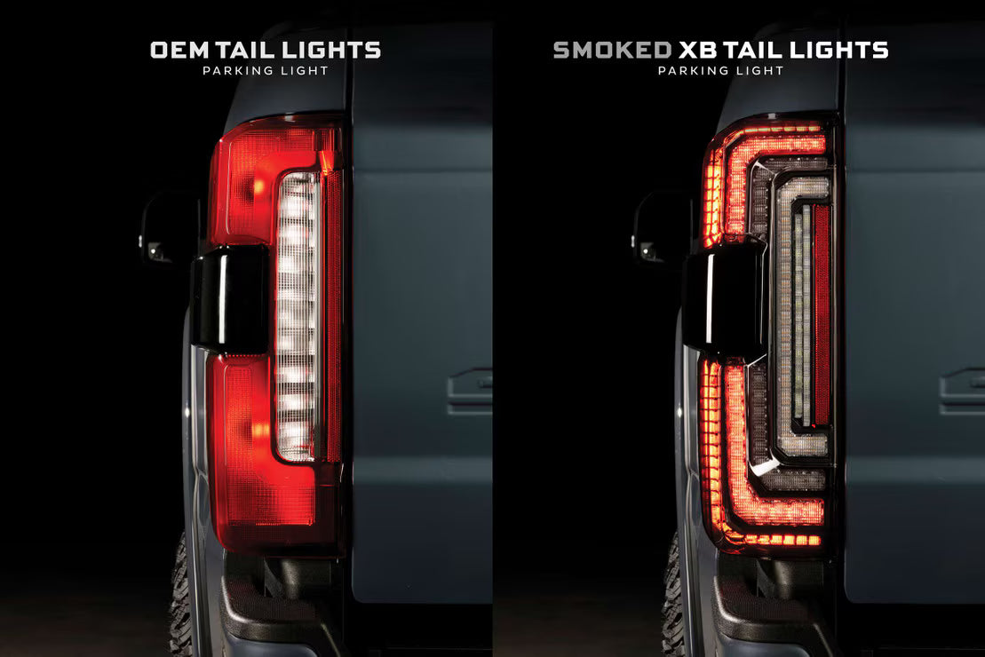 Morimoto LF352 XB LED Tail Lights (Smoked) | 2023-2025 Ford F250/F350 Super Duty