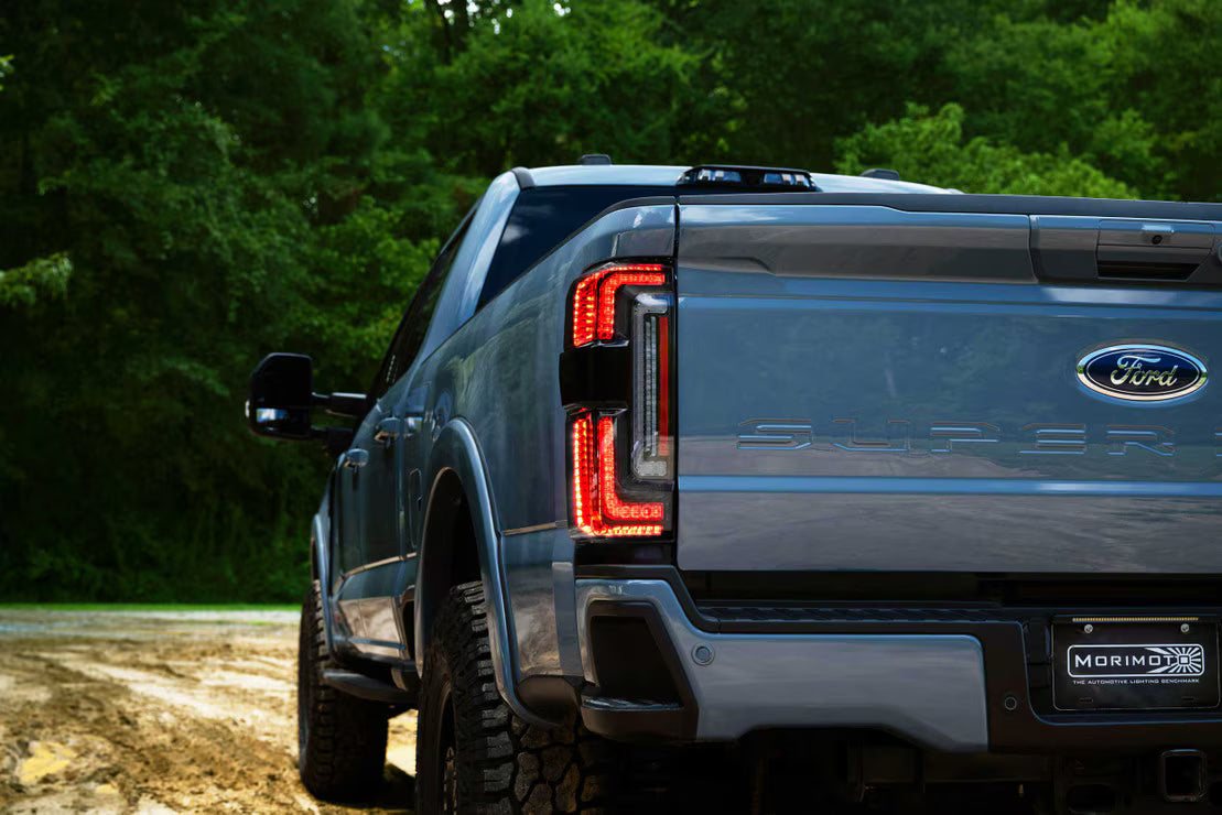 Morimoto LF352 XB LED Tail Lights (Smoked) | 2023-2025 Ford F250/F350 Super Duty