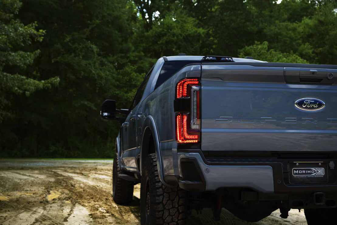 Morimoto LF353 XB LED Tail Lights (Red) | 2023-2025 Ford F250/F350 Super Duty