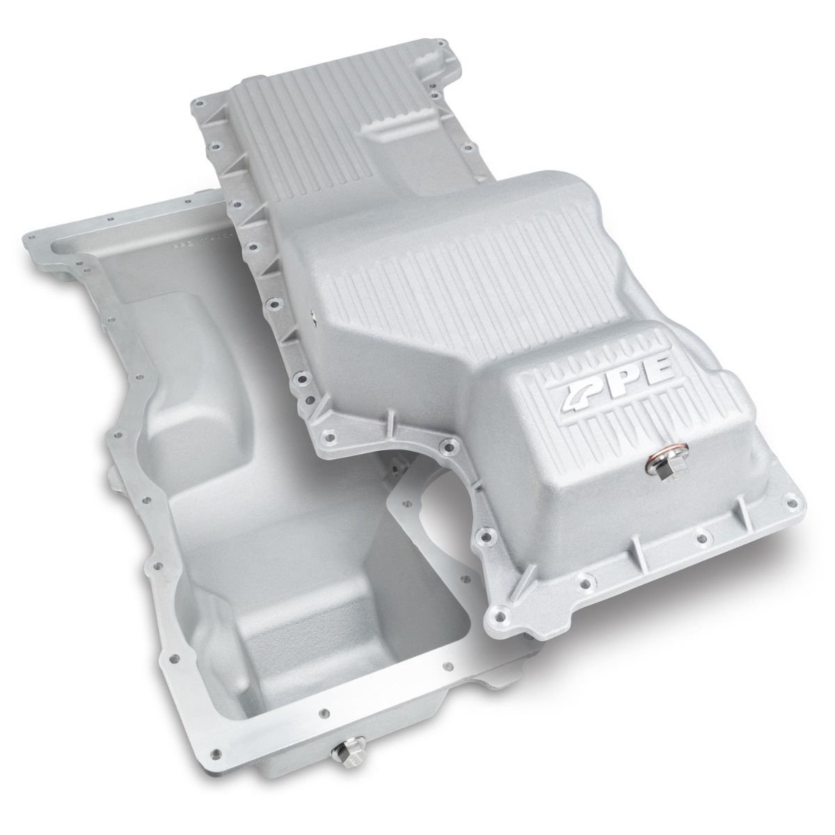 PPE 114054000 Heavy Duty Deep Raw Aluminum Oil Pan | 2019-2022 GM Silverado/Sierra 1500 3.0L
